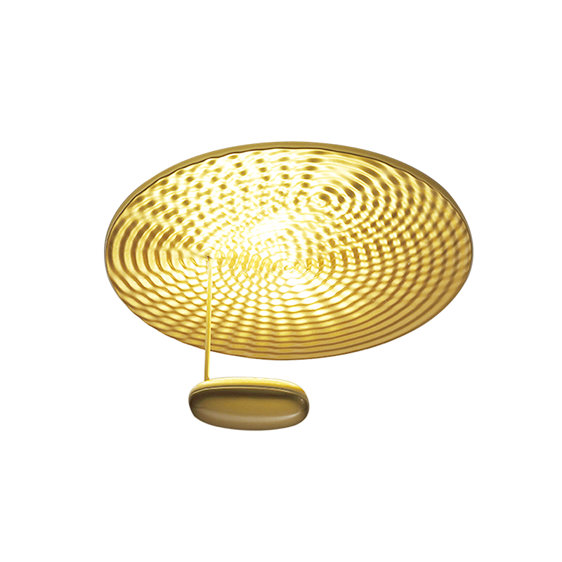 LED plafonjera, 20W, 3000K, IP20, zlatna boja