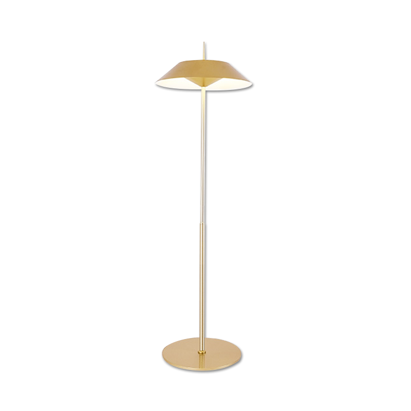 LED podna lampa, 12W, 3000K, IP20, zlatna boja
