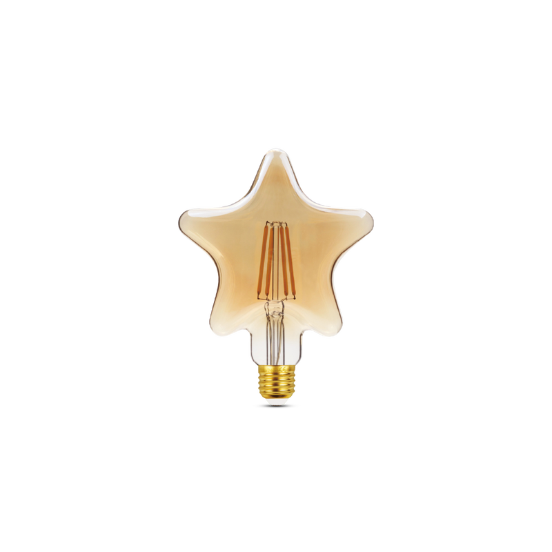 LED filament žarulja 4W, 2700K, E27, AC220V, amber, dimabilna