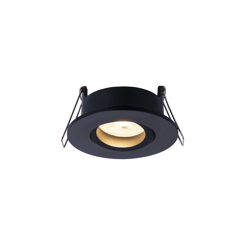 Kućište za LED žarulju, GU10, IP65, crna boja, 85 mm