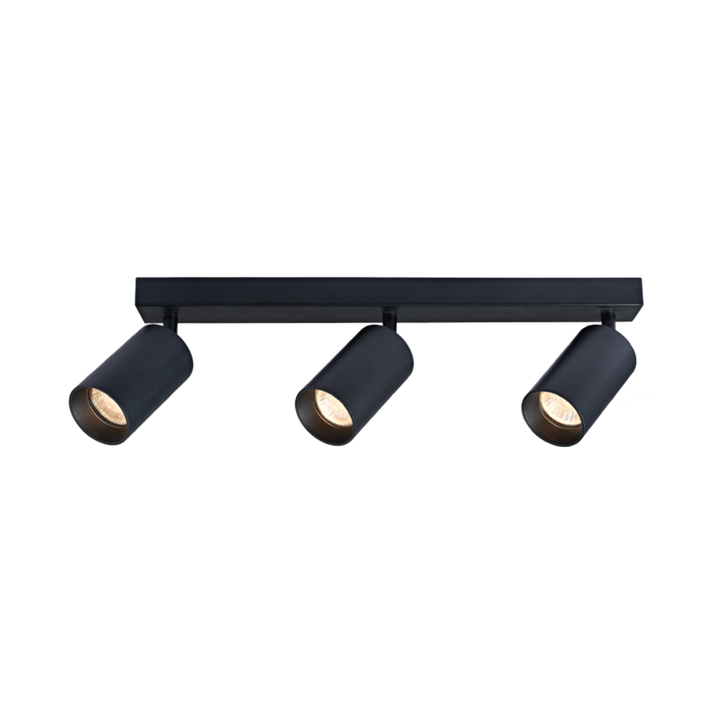LED spot svjetiljka, GU10 X 3 kom, crna boja