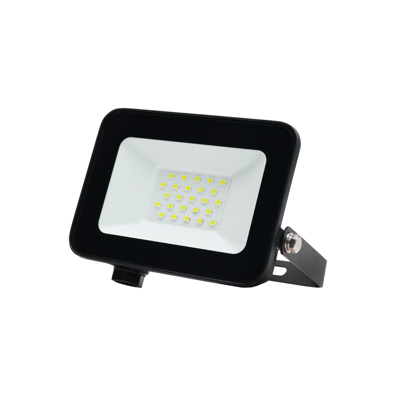 LED reflektor 1700 lm, 20W, 6500K, IP65, crni