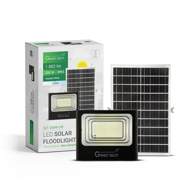 LED solarni reflektor 200W, 6500K, IP65