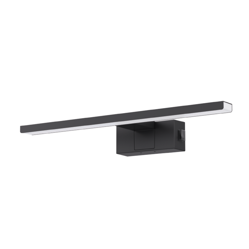 LED kupaonska zidna lampa,, crna, 1050 lm, 15W, 4000 K, IP44, 80 cm