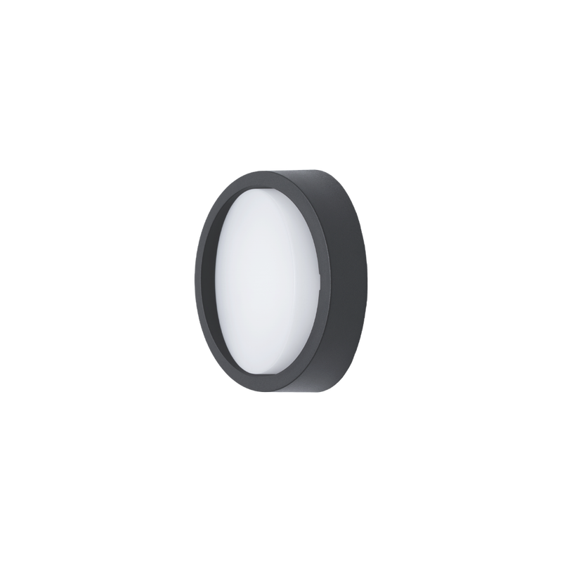 LED zidna svjetiljka 11W, 4000K, promjer 17*6,4cm, IP65, crna