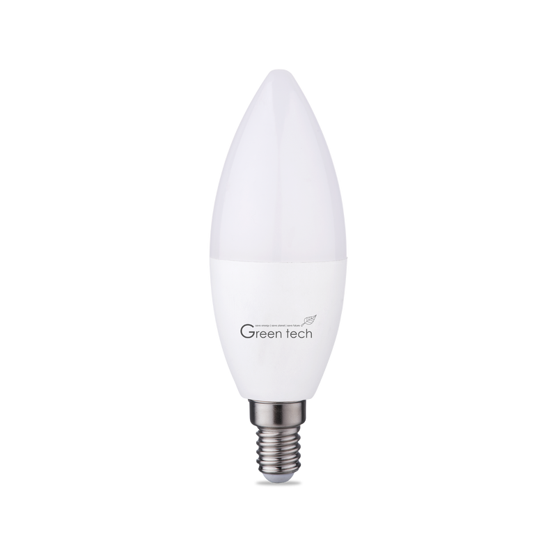 LED žarulja 7W, 6000K, E14, C37, IP20, Sanan chip