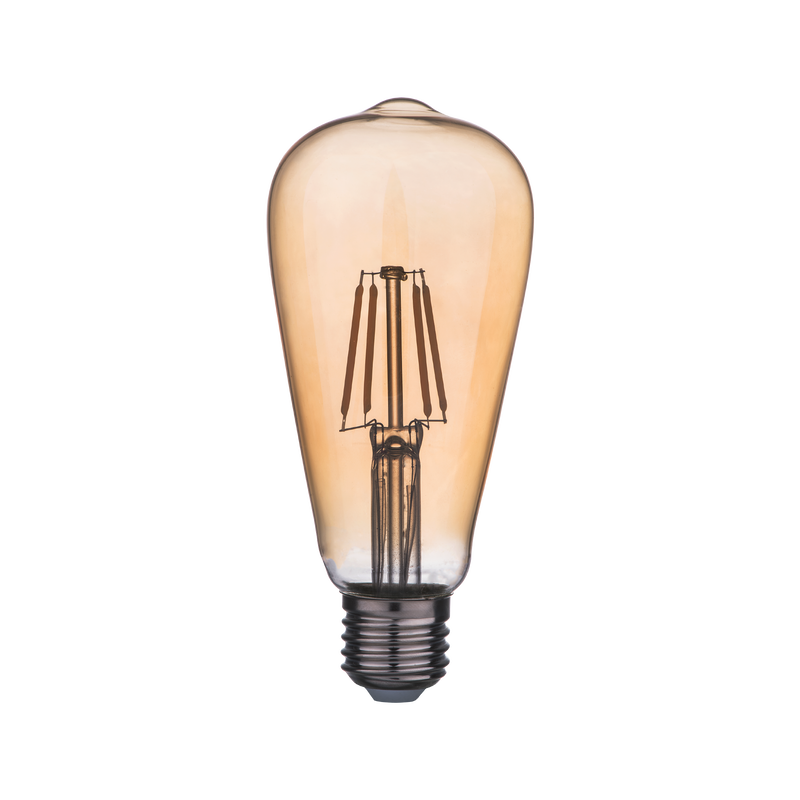 LED filament žarulja 8W, 2300K, E27, AC220V, ST64, amber, dimabilna
