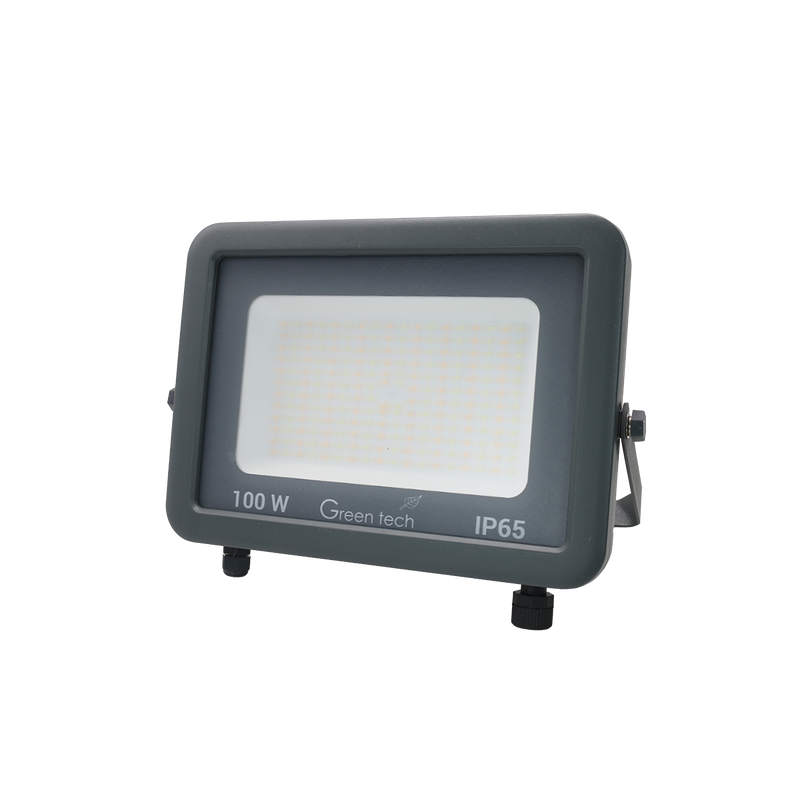 LED reflektor 100W, 3CCT, IP65, aluminij