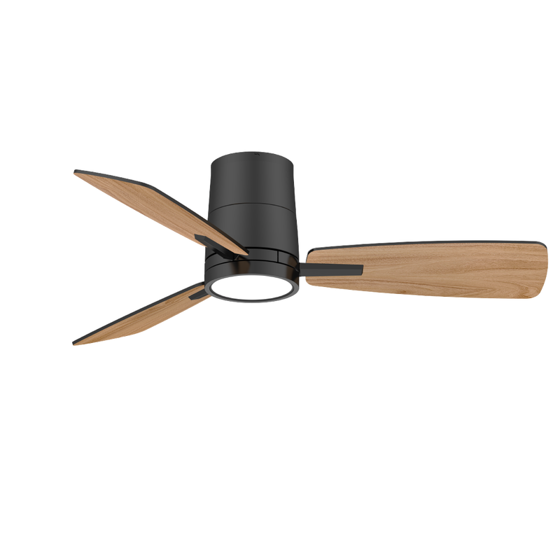 Stropni ventilator sa svjetiljkom, 42", 15W, 3CCT, Crno ili Drvo