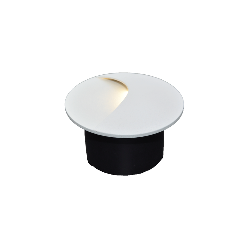 LED ugradna zidna svjetiljka 3W, 3000K IP44, bijela