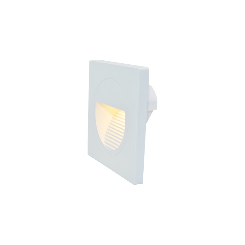 LED ugradna zidna svjetiljka 1,5W, 3000K IP20, bijela