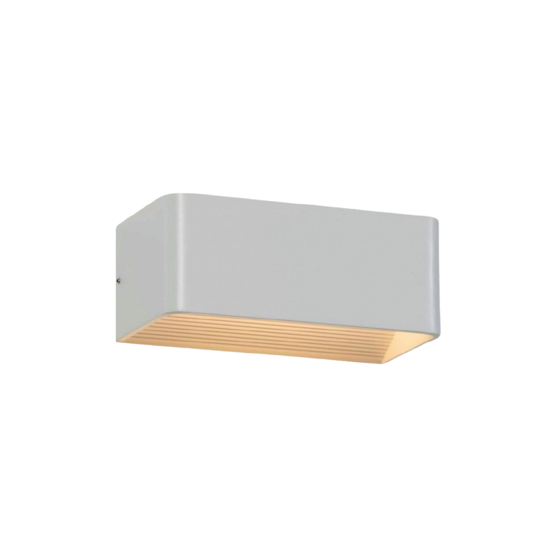 LED zidna svjetiljka 6W, 3000K, IP40, bijela boja