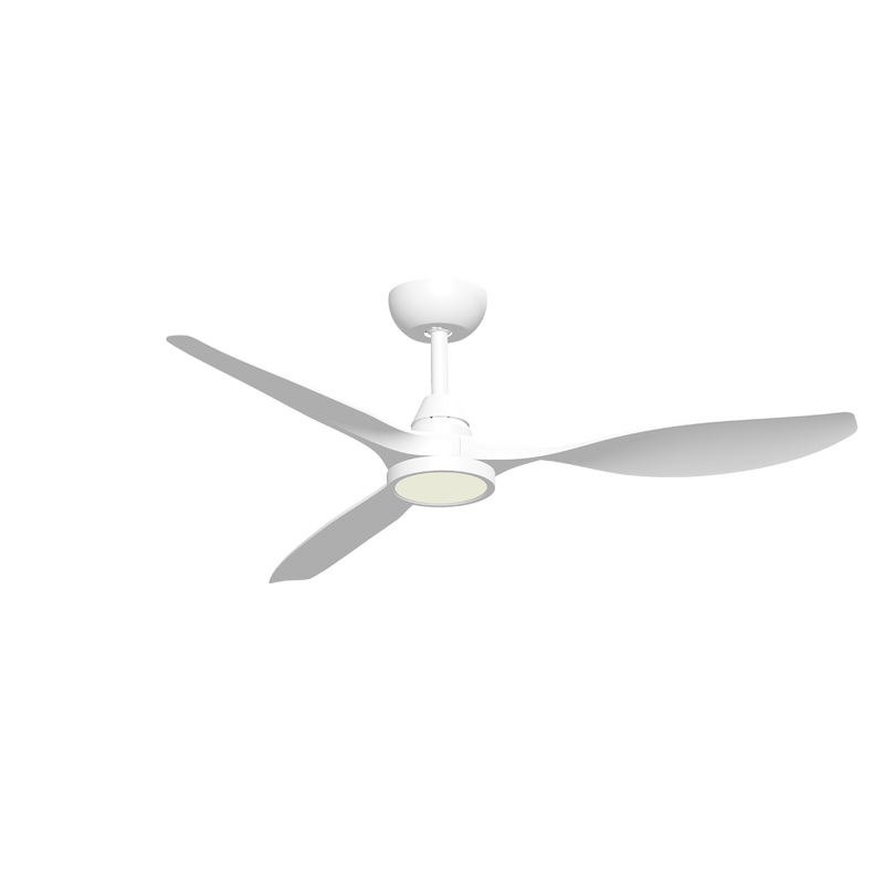 Stropni ventilator sa svjetiljkom, 52", 15W, 3CCT, Bijeli