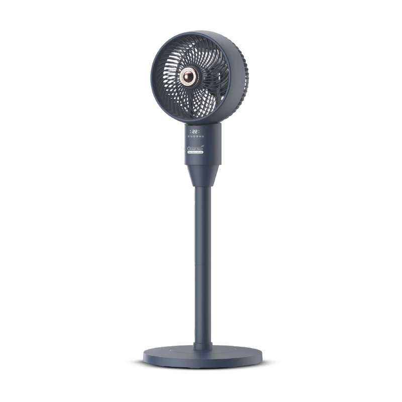 Ventilator s postoljem, 45W, 9", tamno plavi, timer
