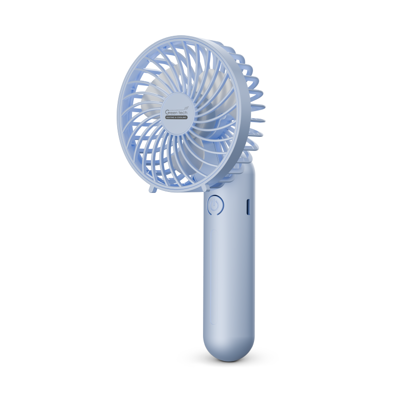 Prijenosni ventilator, 1.1W, plavi, sa USB punjenjem