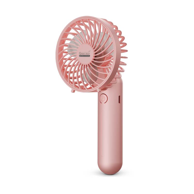 Prijenosni ventilator, 1.1W, pink, sa USB punjenjem