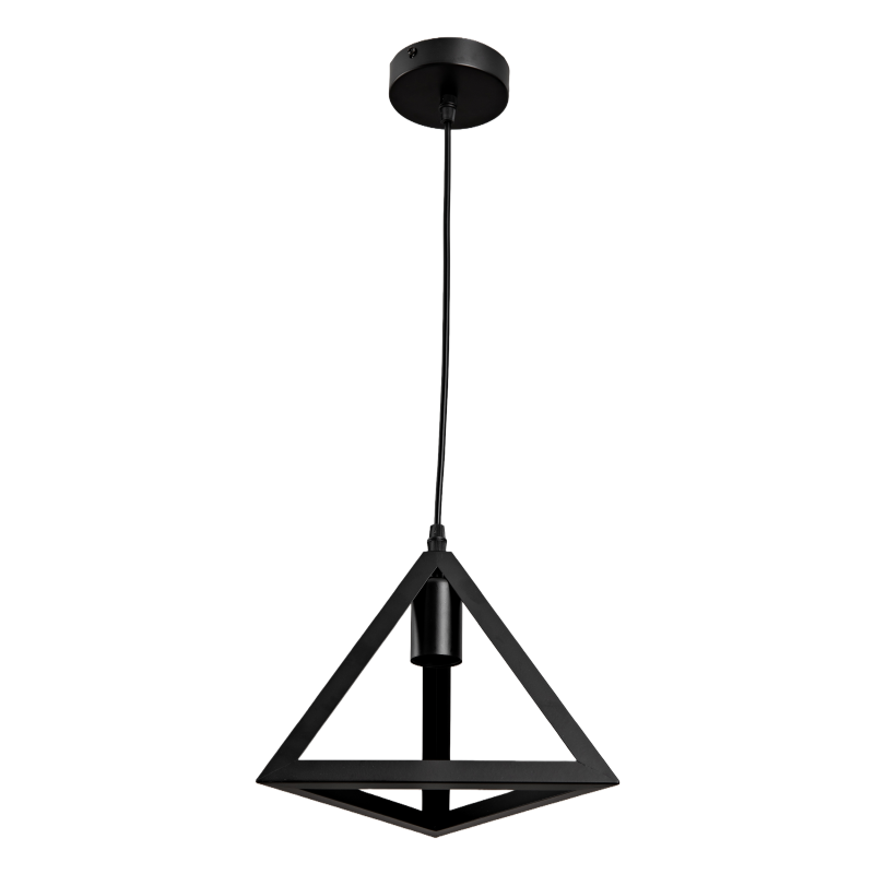 LED visilica E27 x 1 kom, crna boja