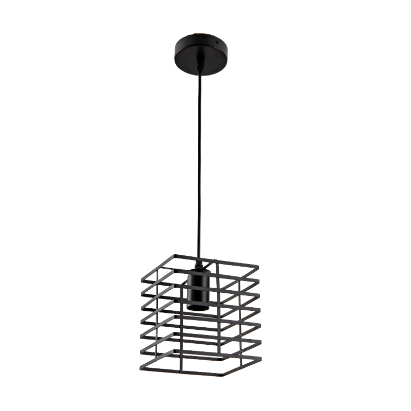 LED visilica E27 x 1 kom, crna boja