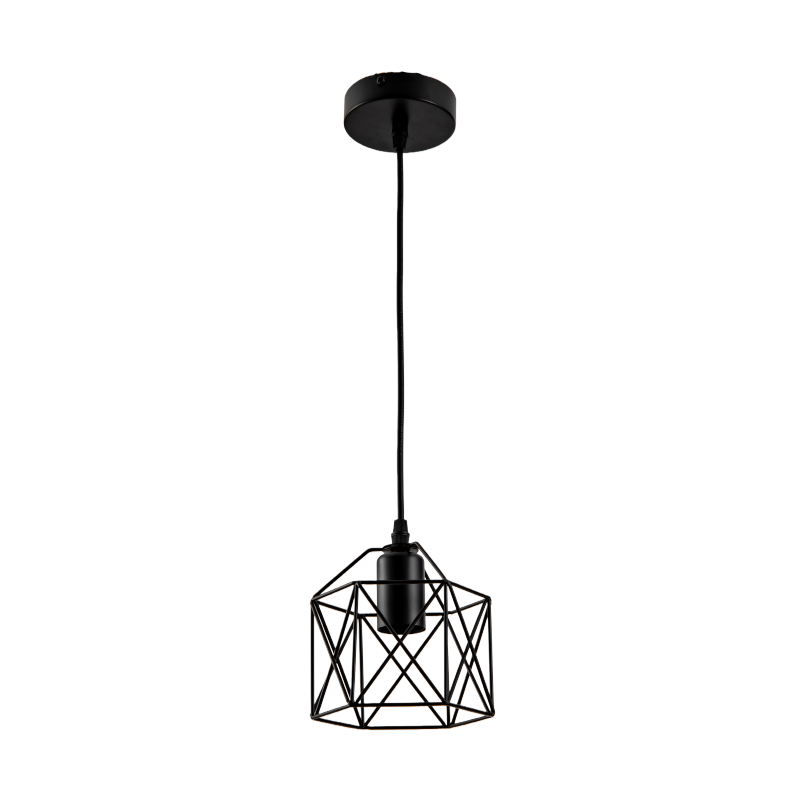 LED visilica E27 x 1 kom, crna boja