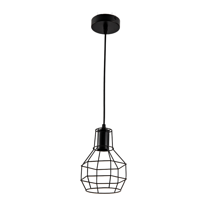 LED visilica E27 x 1 kom, crna boja