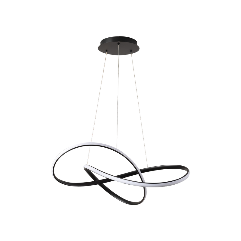 Smart dekorativna visilica 60W, 3CCT, dim, APP + daljinski upravljač