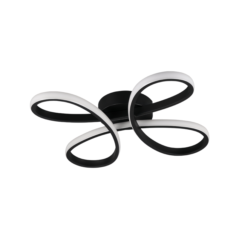 Smart stropna dekorativna svjetiljka 28W, 3CCT, dim, APP + daljinski