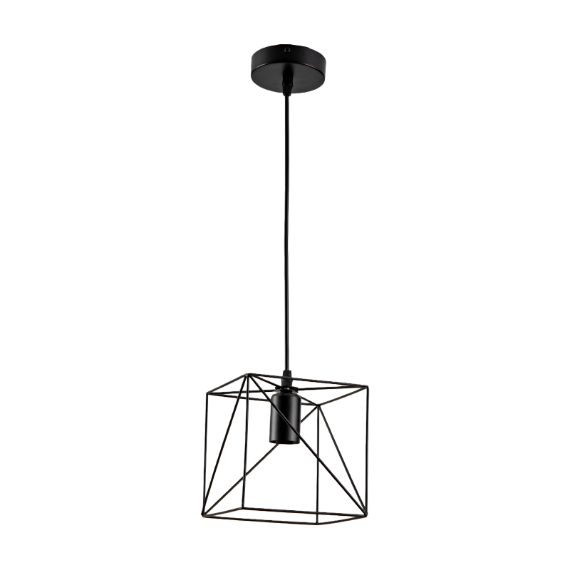 LED visilica E27 x 1 kom, crna boja