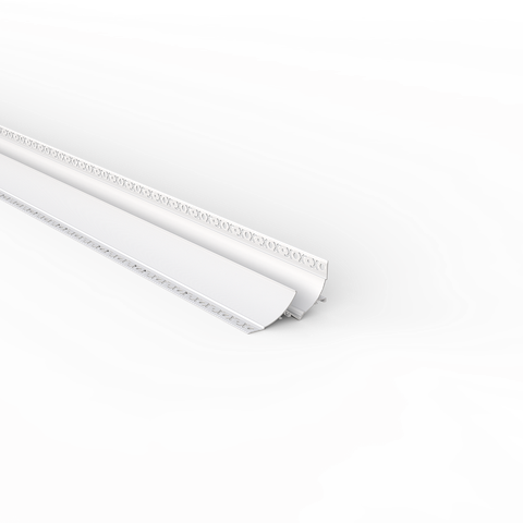 Aluminijski profil stropni kutni 103 x 60 x 2000 mm, nadgradni, bijeli