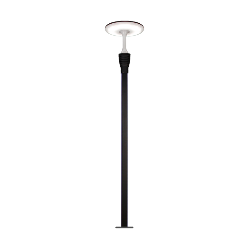 LED ulična svjetiljka sa stupom 30W, 6000K + zelena boja svjetl., 4m