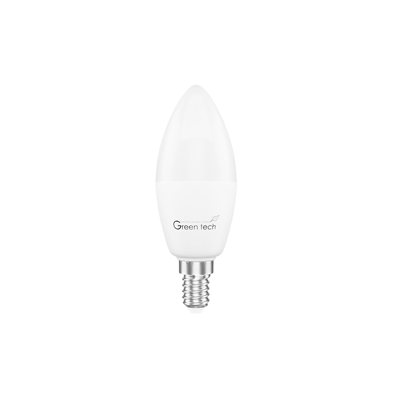 LED žarulja 7W, 4000K, E14, C37, Flux: 700 lm, IP40, Epistar chip