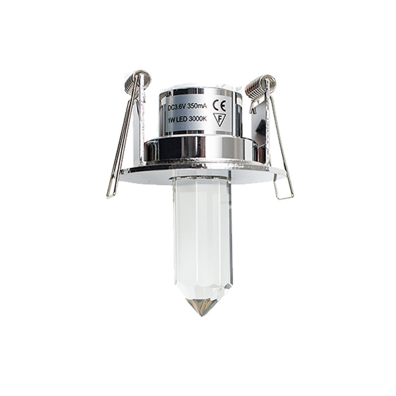 LED downlight, dekorativni, 3000K, 1W, IP65