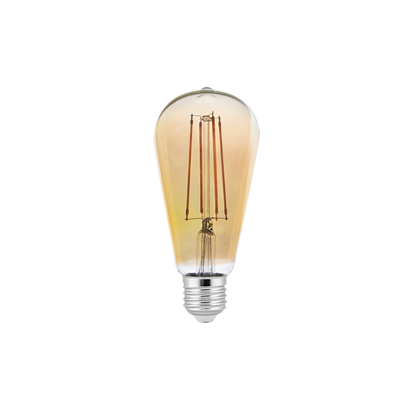 LED filament žarulja 8W, 2200K, E27, AC220V, ST64, amber, dimabilna