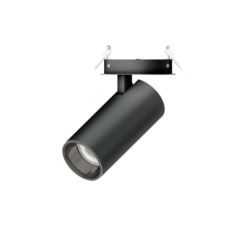 LED ugradna svjetiljka 10W, 36°, 3000K, Philips LED, crna boja