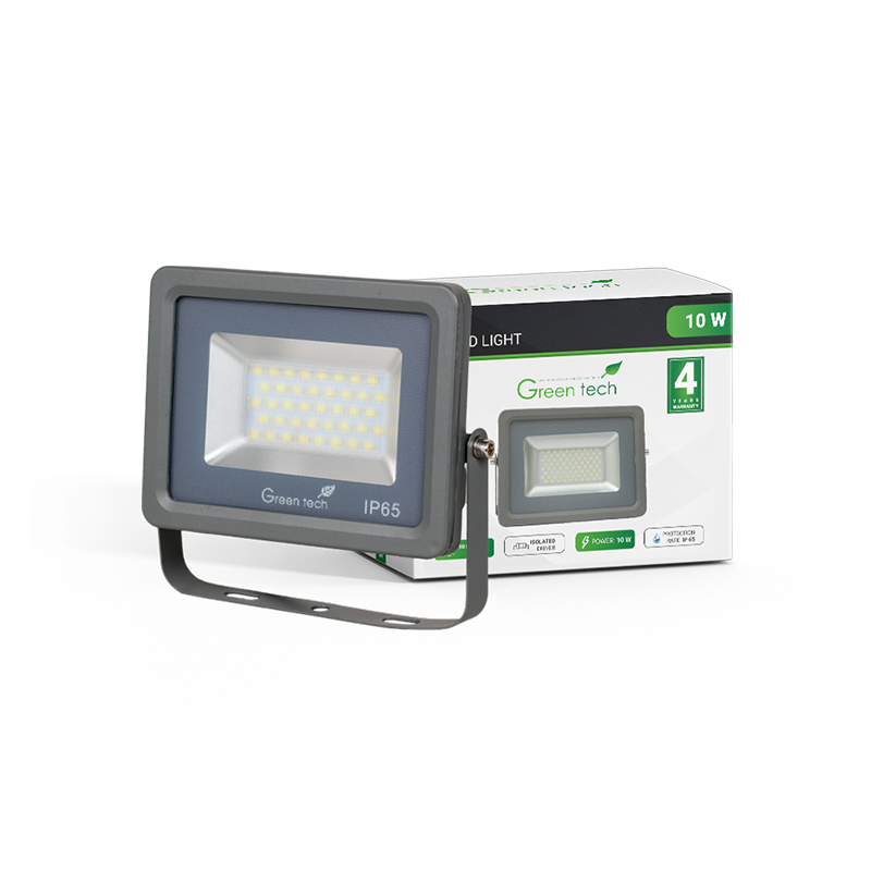 LED reflektor 10W, 6000K, IP65, aluminij