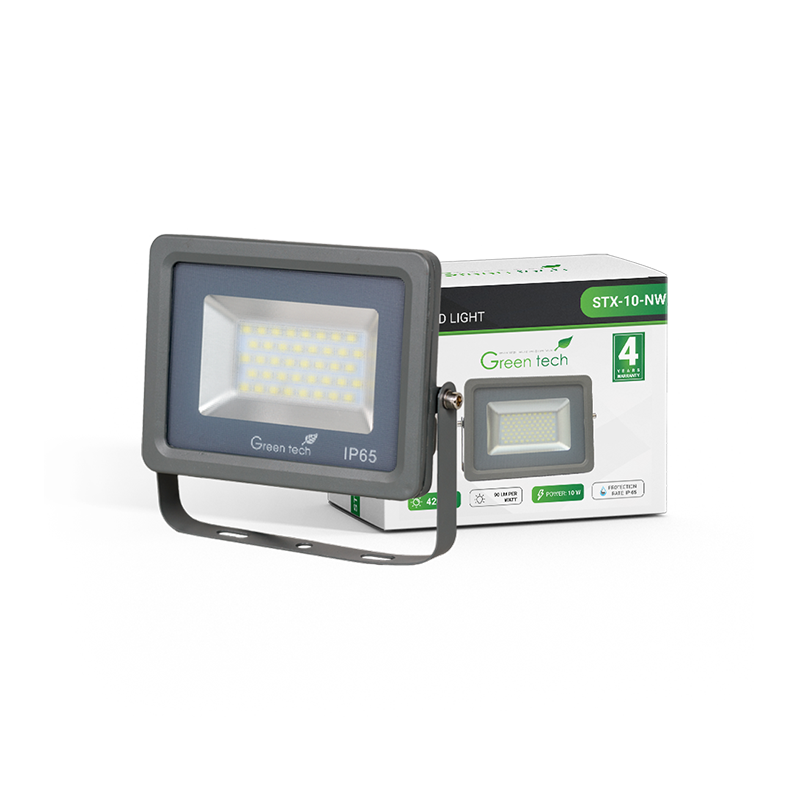 LED reflektor 10W, 4200K, IP65, aluminij